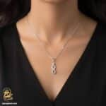 گردنبند نقره زنانه شیک مدل ZSW Z79
