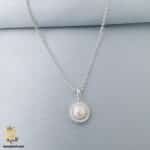 گردنبند نقره زنانه با سنگ مروارید مدل ZSW Z81