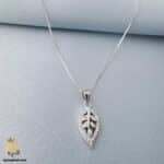 گردنبند نقره زنانه طرح برگ مدل ZSW Z83