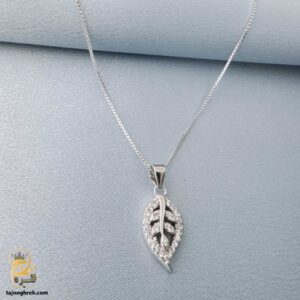گردنبند نقره زنانه طرح برگ مدل ZSW Z83
