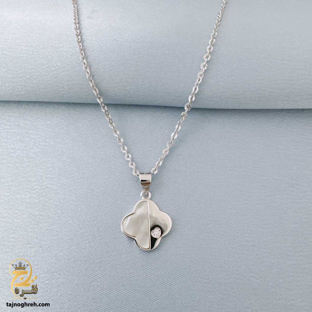 women-silver-necklace-sw-z84 گردنبند نقره ونکلیف زنانه مدل ZSW Z84