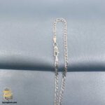 دستبند نقره ظریف مردانه مدل BSM B102