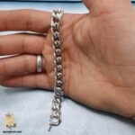 دستبند نقره مردانه سنگین مدل BSM B103