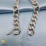 دستبند نقره پهن مردانه کارتیه مدل BSM B103