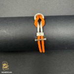 دستبند امگا نقره زنانه بند چرمی مدل DSW D90 image1