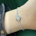 دستبند نقره تنیسی زنانه طرح ونکلیف مدل DSW D85 IMAGE4