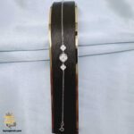 دستبند نقره زنانه ونکلیف طرح 3 گل مدل DSW D83 نمای مستقیم