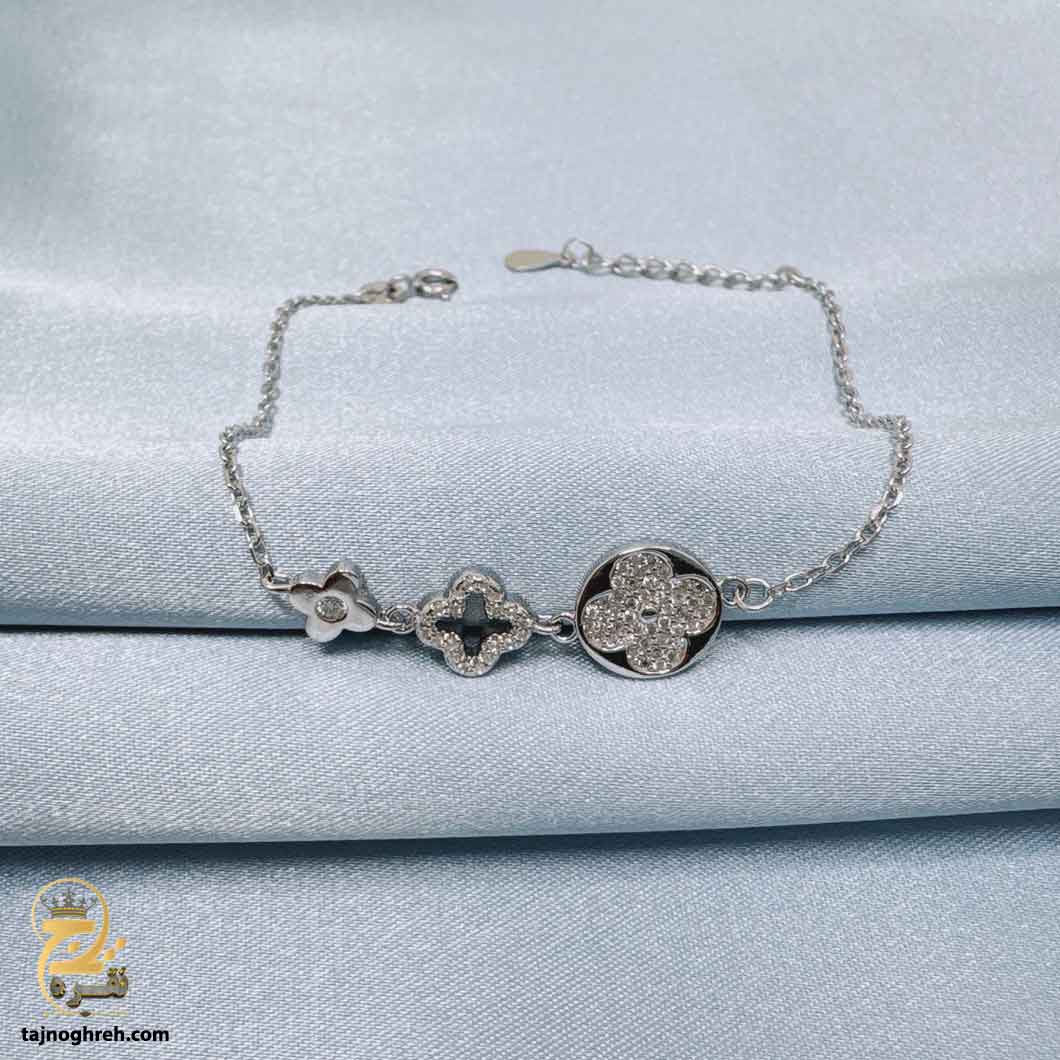vancliffe-bracelet-dsw-d87 دستبند ونکلیف نقره زنانه مدل DSW D87