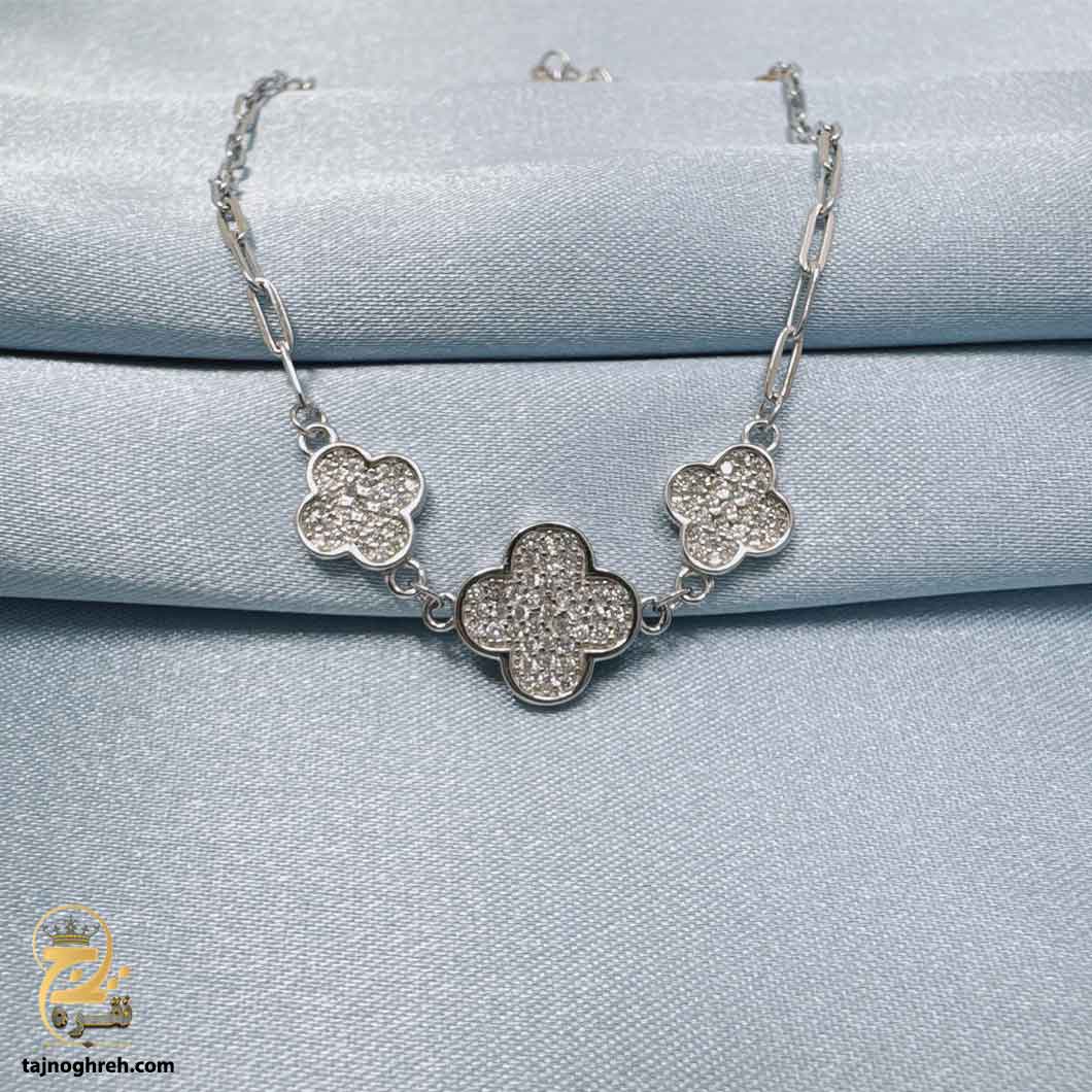 vancliffe-women-bracelet-dsw-d77 دستبند نقره ونکلیف زنانه مدل DSW D77