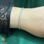دستبند تنیسی نقره زنانه نگین دار مدل DSW D88 IMAGE4
