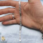 دستبند نقره مردانه خاص مدل BSM B104