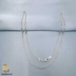 زنجیر نقره کارتیه مردانه مدل NSM N62