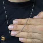 زنجیر نقره مردانه ظریف مدل NSM N63