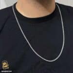 زنجیر نقره مردانه اسپرت مدل NSM N64