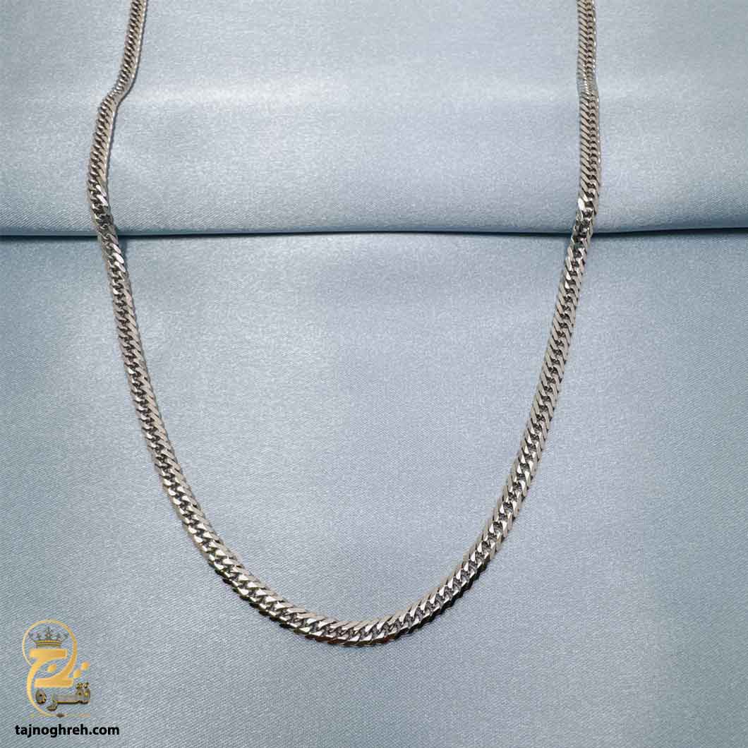 men-silver-chain-nsm-n65 زنجیر نقره مردانه ایتالیایی مدل NSM N65