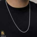 زنجیر کارتیه نقره مردانه مدل NSM N66