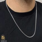 زنجیر نقره مردانه بیزمارک مدل NSM N67