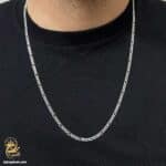 زنجیر نقره مردانه فیگارو مدل NSM N69 IMAGE2