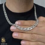 زنجیر نقره مردانه سنگین مدل NSM N71