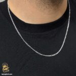 زنجیر نقره ظریف مردانه مدل NSM N73