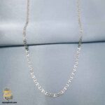 زنجیر نقره اصل مردانه مدل NSM N74
