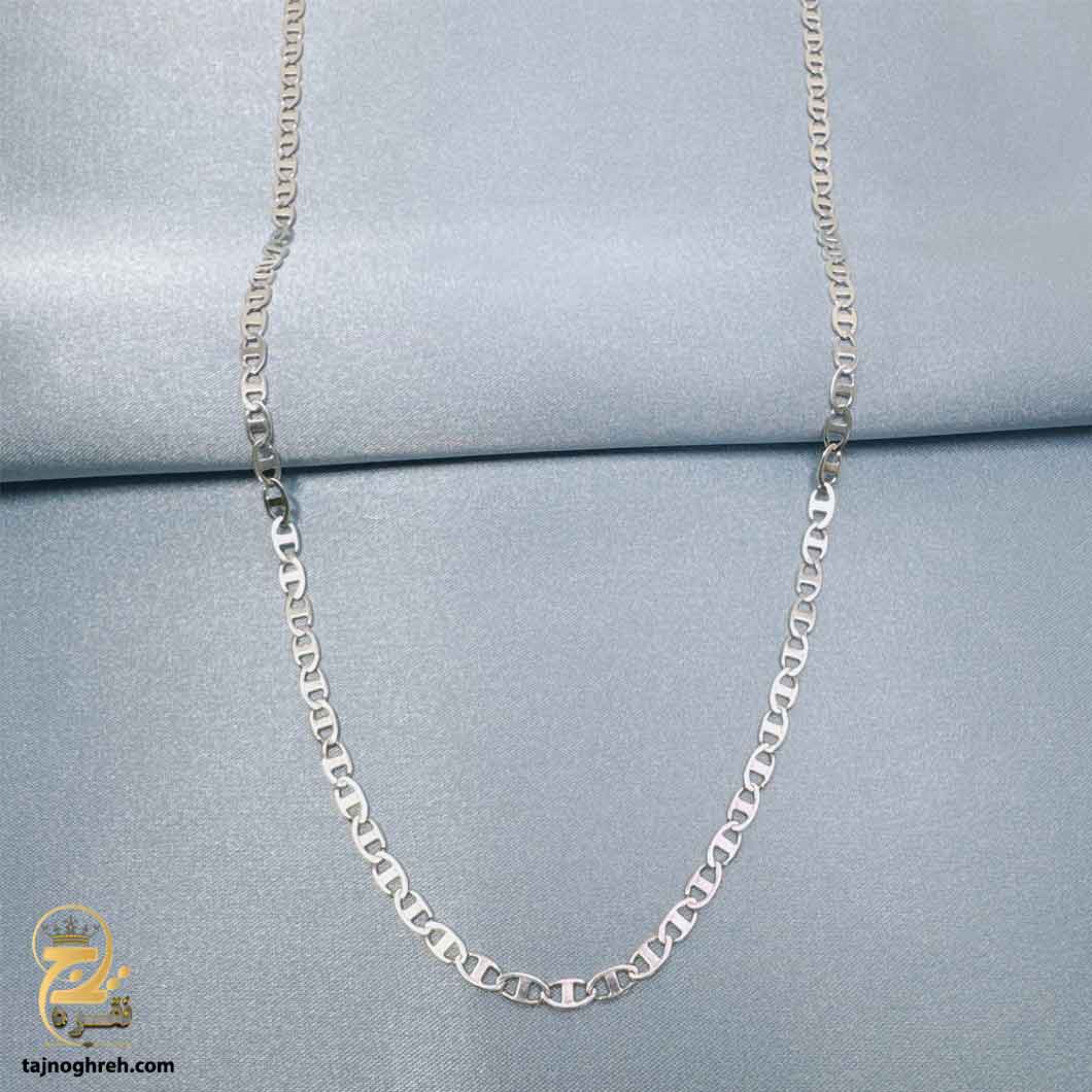 men-silver-chain-nsm-n74 زنجیر نقره اصل مردانه مدل NSM N74