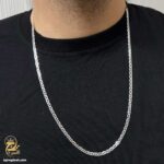 زنجیر نقره مردانه تی مدل NSM N77