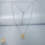گردنبند نقره زنانه با سنگ طرح جواهری مدل ZSW Z88 IMAGE1
