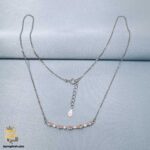 گردنبند نقره زنانه نگین دار مدل ZSW Z93