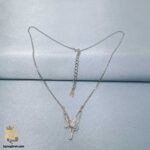 گردنبند نقره زنانه طرح فرشته مدل ZSW Z97 نمای کامل