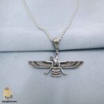 گردنبند نقره فروهر مردانه مدل NSM N85