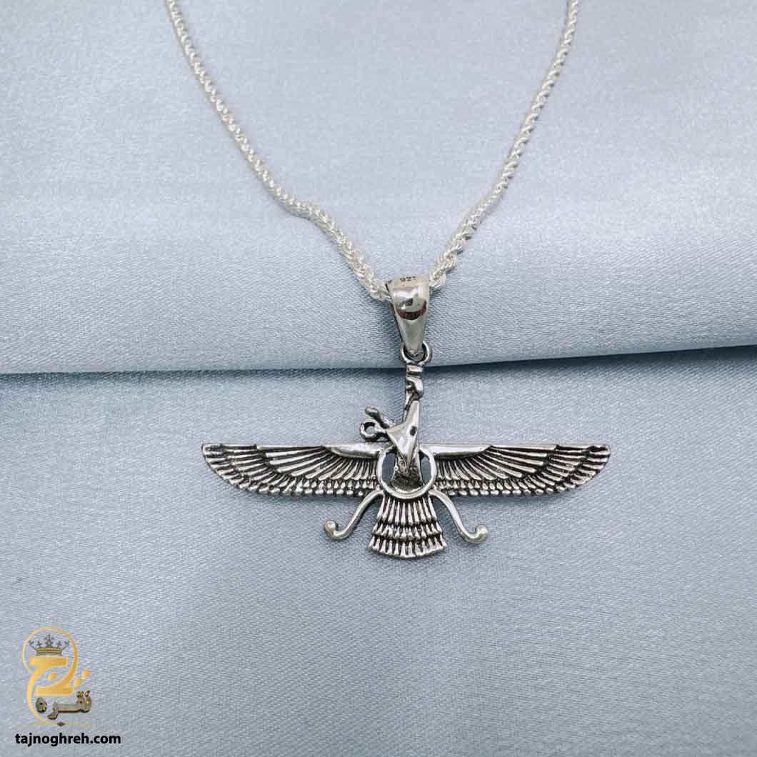 forouhar-men-necklace-nsm-n85 گردنبند نقره فروهر مردانه مدل NSM N85