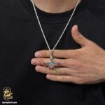 آویز فروهر نقره مدل NSM N82