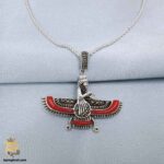 گردنبند نقره فروهر مردانه مدل NSM N82