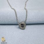 گردنبند نقره دخترانه طرح رینگ مدل ZSW Z117