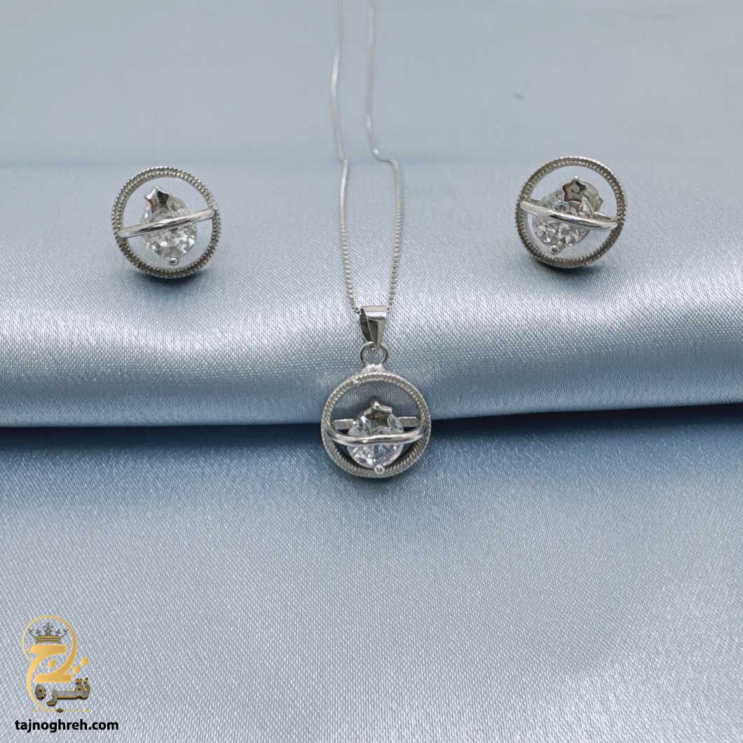 half-set-silver-nsw-h39 نیم ست نقره زنانه مدل NSW H39