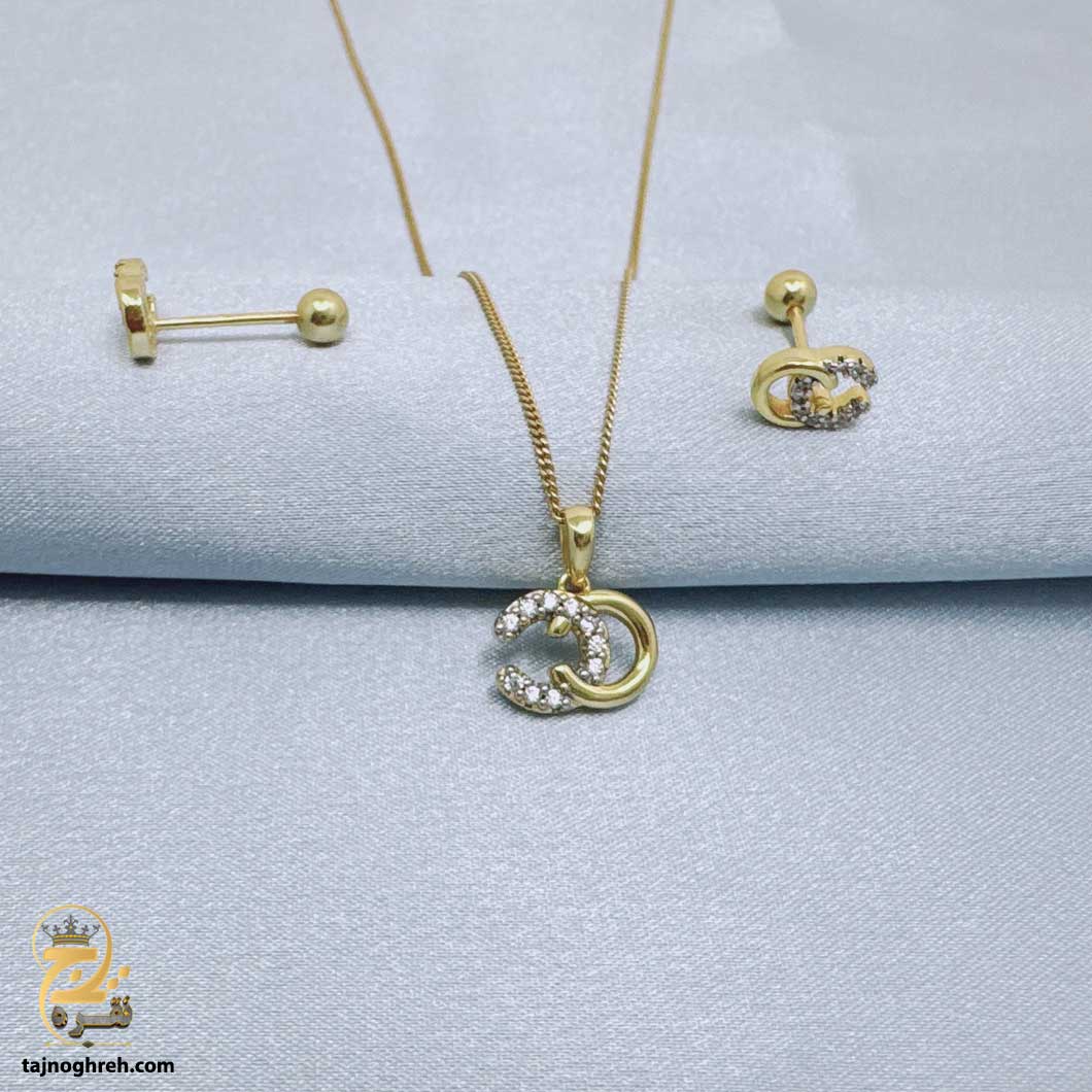 half-set-silver-nsw-h41 نیم ست نقره دخترانه ظریف مدل NSW H41
