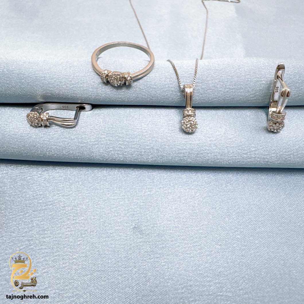 half-set-silver-nsw-h43 نیم ست نقره زنانه مدل NSW H43