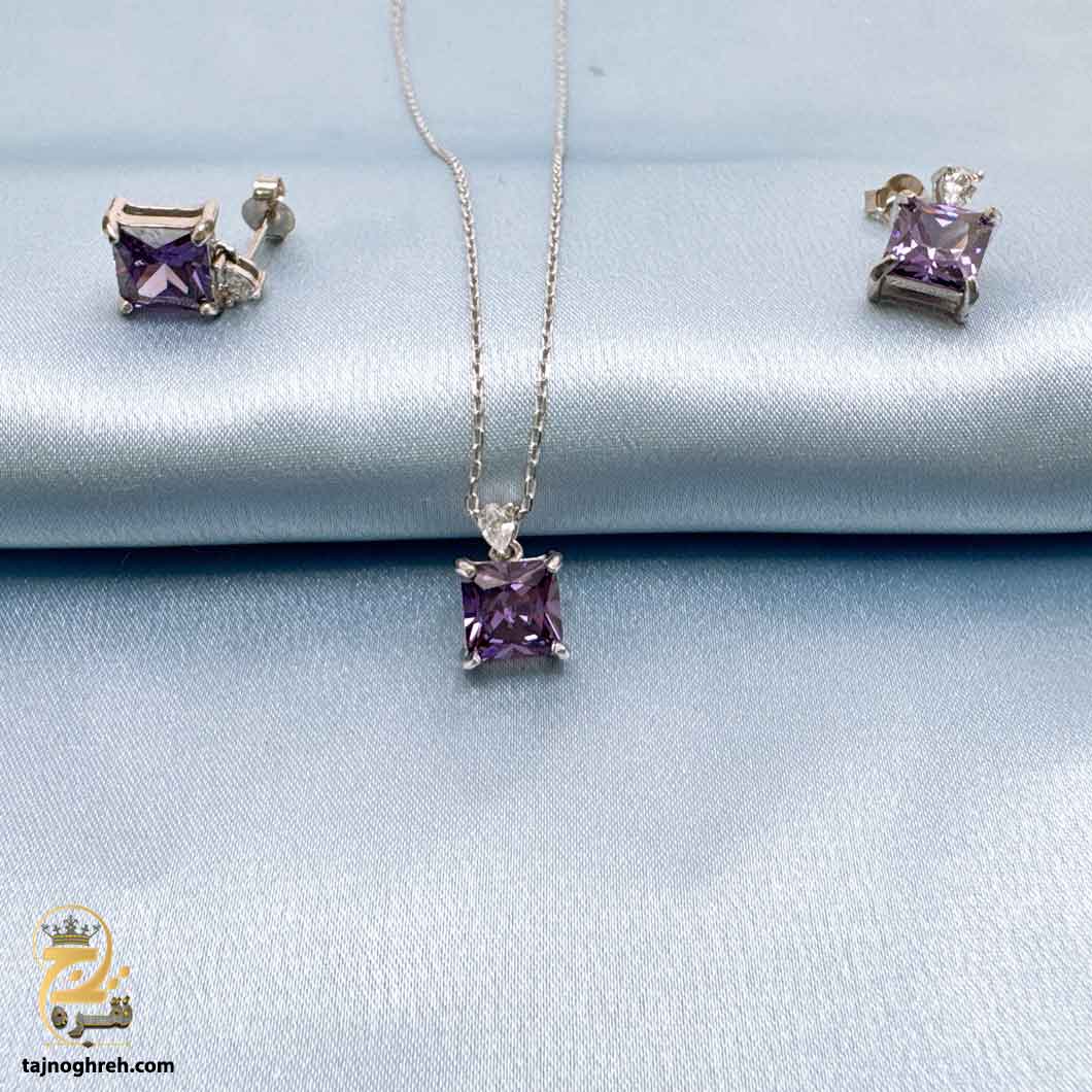 half-set-silver-nsw-h44 نیم ست زنانه نقره مدل NSW H44