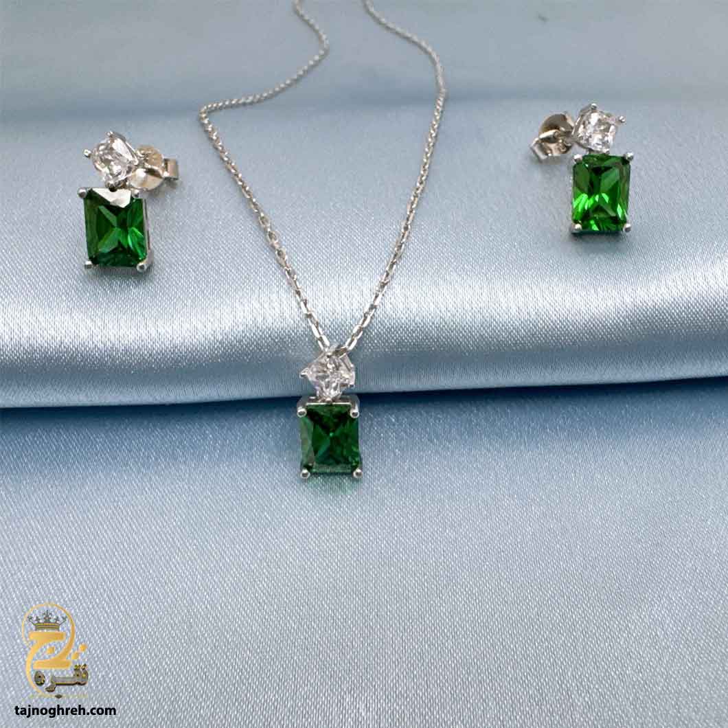 half-set-silver-nsw-n28 نیم ست نقره زنانه مدل NSW N28