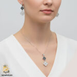 نیم ست نقره زنانه ونکلیف مدل NSW N30 IMAGE3
