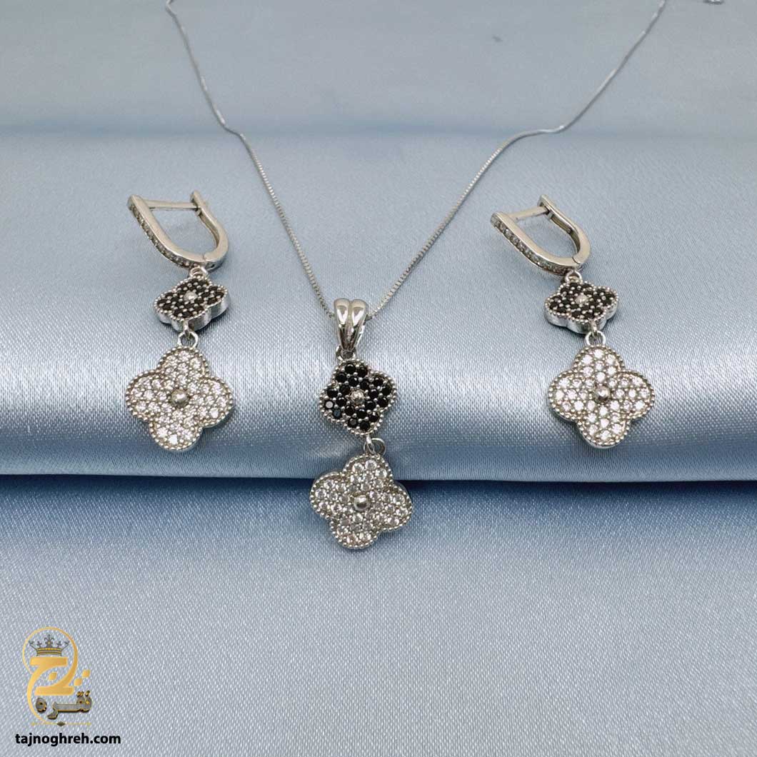 half-set-silver-nsw-n30 نیم ست نقره زنانه مدل NSW N30