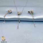 نیم ست نقره زنانه پنتر طرح جواهری مدل NSW H34 IMAGE1
