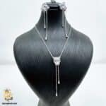نیم ست نقره زنانه پنتر طرح جواهری مدل NSW H34 IMAGE3