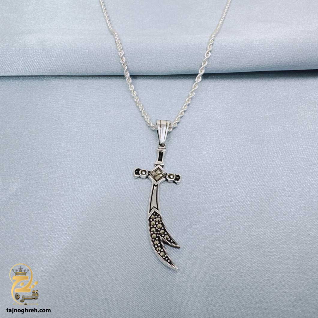 imam-ali-sword-necklace-nsm-n80 گردنبند شمشیر امام علی مدل NSM N80