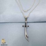 گردنبند شمشیر ذوالفقار مردانه مدل NSM N83