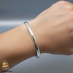 بنگل مردانه نقره مدل BSM B106