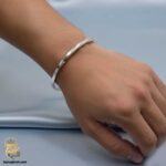 النگو نقره مردانه مدل BSM B110