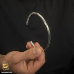 بنگل نقره مردانه مدل BSM B110