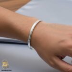 النگو نقره مردانه مدل BSM B114